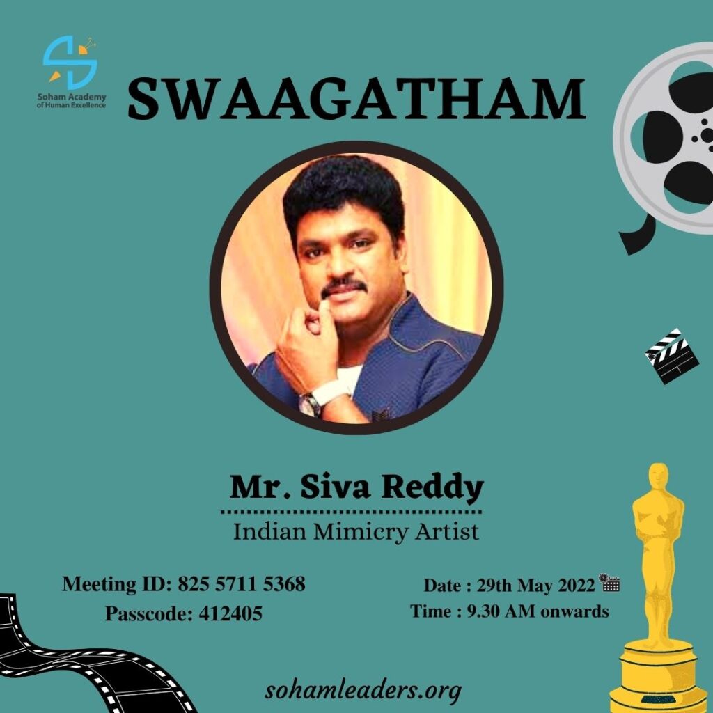 Eminent Invitee 9 – Mr. Siva Reddy